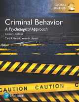 9781292157719-1292157712-Criminal Behavior: A Psychological Approach, Global Edition