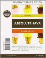 9780132989978-0132989972-Absolute Java, Student Value Edition Plus MyProgrammingLab with Pearson eText -- Access Card Package (5th Edition)