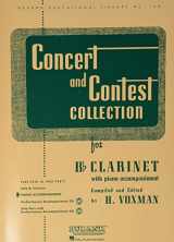 9781423445456-1423445457-Concert and Contest Collection for Bb Clarinet: Piano Accompaniment (Rubank Educational Library)
