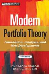 9781118370520-111837052X-Modern Portfolio Theory, + Website: Foundations, Analysis, and New Developments