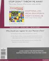 9780134019062-0134019067-Exceptional Lives: Special Education in Today's Schools, Enhanced Pearson eText -- Access Card (8th Edition)