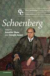 9780521870498-0521870496-The Cambridge Companion to Schoenberg (Cambridge Companions to Music)