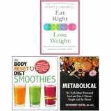 9789123553501-9123553502-Eat Right, Lose Weight, The Body Reset Diet Smoothies, Metabolical 3 Books Collection Set