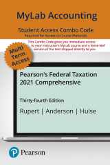 9780136715344-0136715346-MyLab Accounting with Pearson eText -- Combo Access Card -- for Pearson's Federal Taxation 2021 Comprehensive