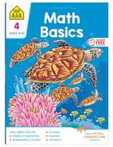 9780887431401-0887431402-School Zone - Math Basics 4 Workbook - 64 Pages, Ages 9 to 10, 4th Grade, Multiplication, Division Symmetry, Decimals, Equivalent Fractions, and More (School Zone I Know It!® Workbook Series)