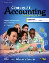 9781305947696-130594769X-Century 21 Accounting: Multicolumn Journal, Copyright Update (MindTap Course List)