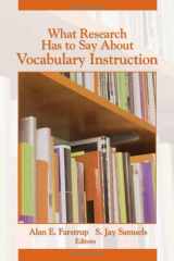 9780872076983-0872076989-What Research Has to Say About Vocabulary Instruction
