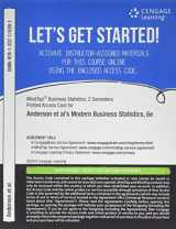 9781337115391-1337115398-MindTap Business Statistics, 2 terms (12 months) Printed Access Card for Anderson/Sweeney/Williams/Camm/Cochran’s Modern Business Statistics with Microsoft Office Excel, 6th