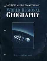 9780030333385-0030333385-Saunders map-pak to accompany World regional geography (Saunders golden sunburst series)