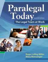 9781305506084-1305506081-Paralegal Today: The Legal Team at Work
