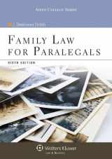 9781454816485-1454816481-Family Law for Paralegals, Sixth Edition (Aspen College Series)