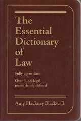 9780760739501-0760739501-The Essential Dictionary of Law