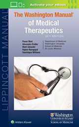 9781469890241-1469890240-The Washington Manual of Medical Therapeutics (Lippincott Manual Series)