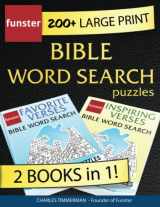 9781953561121-1953561128-Funster 200+ Large Print Bible Word Search Puzzles - 2 Books in 1!: With a bible verse in every puzzle.