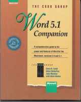 9781556155444-1556155441-Word 5.1 Companion: A Comprehensive Guide to the Power and Features of Word for the Macintosh, Versions 5.0 and 5.1