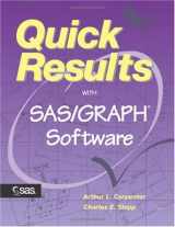 9781555446833-1555446833-Quick Results with SAS/GRAPH Software