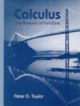 9780921332381-0921332386-Calculus: The Analysis of Functions