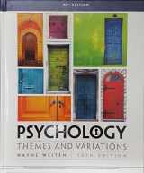 9781337292160-1337292168-Psychology: Themes and Variations, AP Edition, 9781337292160, 1337292168, 2017