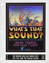 9780393124347-0393124347-What's That Sound?: An Introduction to Rock and Its History