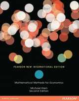 9781292039183-1292039183-Mathematical Methods for Economics: Pearson New Internationa