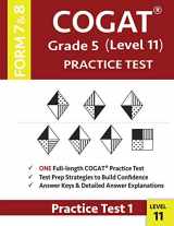 9781948255530-1948255537-COGAT Grade 5 Level 11 Practice Test Form 7 and 8: CogAT Test Prep Grade 5: Cognitive Abilities Test for 5th Grade