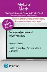 9780136857204-0136857205-College Algebra and Trigonometry -- MyLab Math with Pearson eText + Print Combo Access Code