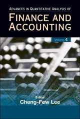 9789812700216-9812700218-Advances in Quantitative Analysis of Finance and Accounting (Vol. 4)