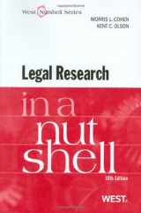 9780314264084-0314264086-Legal Research in a Nutshell, 10th (Nutshell Series) (West Nutshell Series)