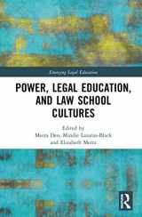 9780367199401-0367199408-Power, Legal Education, and Law School Cultures (Emerging Legal Education)