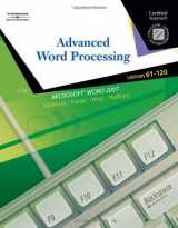 9780538730259-0538730250-Advanced Word Processing, Lessons 61-120: Certified Approach (College Keyboarding)