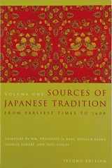 9780231121392-0231121393-Sources of Japanese Tradition, Volume One: From Earliest Times to 1600