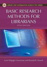 9781591588658-1591588650-Basic Research Methods for Librarians (Library and Information Science Text Series)