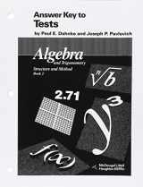 9780395470619-0395470617-McDougal Littell Answer Key to Tests: Algebra and Trigonometry Stucture and Method Book 2 (McDougal Littell Structure & Method)