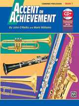 9780739004913-0739004913-Accent on Achievement, Bk 1: Combined Percussion---S.D., B.D., Access. & Mallet Percussion, Book & Online Audio/Software