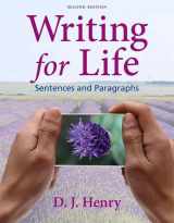 9780321881878-0321881877-Writing for Life: Sentences and Paragraphs with MyWritingLab with eText -- Access Card Package (2nd Edition)