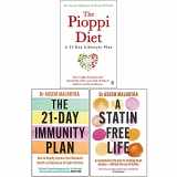9789123489916-912348991X-Dr Aseem Malhotra Collection 3 Books Set (The Pioppi Diet, The 21-day Immunity Plan, A Statin-free Life)