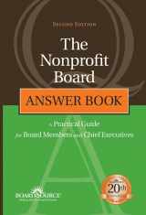 9780787994617-0787994618-The Nonprofit Board Answer Book: A Practical Guide for Board Members and Chief Executives