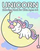 9781696838351-1696838355-Unicorn Coloring Book for Kids Ages 4-8: Cute & Jumbo Unicorn Coloring Book for Girls 4-8 (Kids Coloring Book)