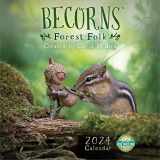 9781631369735-1631369733-Becorns 2024 Wall Calendar: Forest Folk by David M Bird | 12" x 24" Open | Amber Lotus Publishing