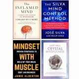 9789124220822-9124220825-The Silva Mind Control Method, Crystal Mindfulness, Mindset With Muscle, The Inflamed Mind 4 Books Collection Set