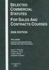 9780314168702-0314168702-Selected Commercial Statutes for Sales and Contracts Courses, 2006 Edition
