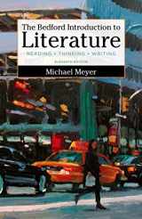 9781319002183-1319002188-The Bedford Introduction to Literature: Reading, Thinking, and Writing