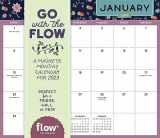 9781523516742-1523516747-Go with the Flow: A Magnetic Monthly Wall Calendar 2023: Perfect for a Fridge, Wall, or Desk