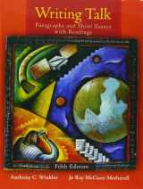 9780205708697-0205708692-Writing Talk: Paragraphs and Short Essays with Readings (with MyWritingLab Student Access Code Card) (5th Edition)