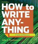 9781319282363-1319282369-How to Write Anything: A Guide and Reference