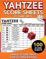 9781951791216-1951791215-Yahtzee Score Sheets: 100 Large Score Pads for Scorekeeping | 8.5" x 11” Yahtzee Score Cards (Yahtzee Dice Board Game Book)