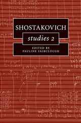 9780521111188-0521111188-Shostakovich Studies 2 (Cambridge Composer Studies)