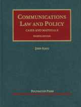 9781609300319-1609300319-Communications Law and Policy (University Casebook Series)