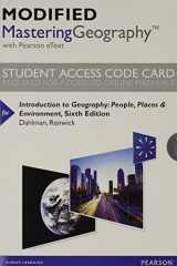 9780321939517-0321939514-Introduction to Geography: People, Places & Environment -- Modified Mastering Geography with Pearson eText Access Code