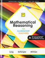 9780133978803-013397880X-Mathematics Activities plus MML for Mathematical Reasoning for Elementary Teachers (7th Edition)